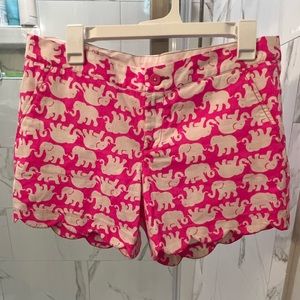 Lilly Pulitzer Buttercup Shorts Tusks in the Sun